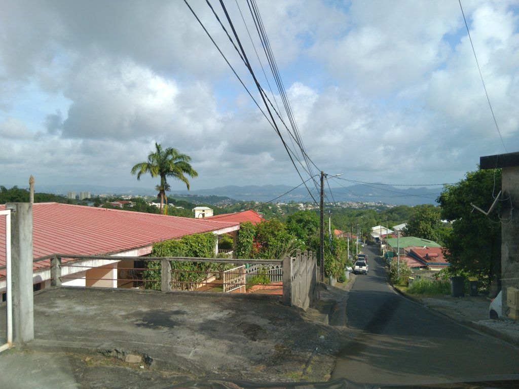 Rte de Didier - Vue de Fort de France