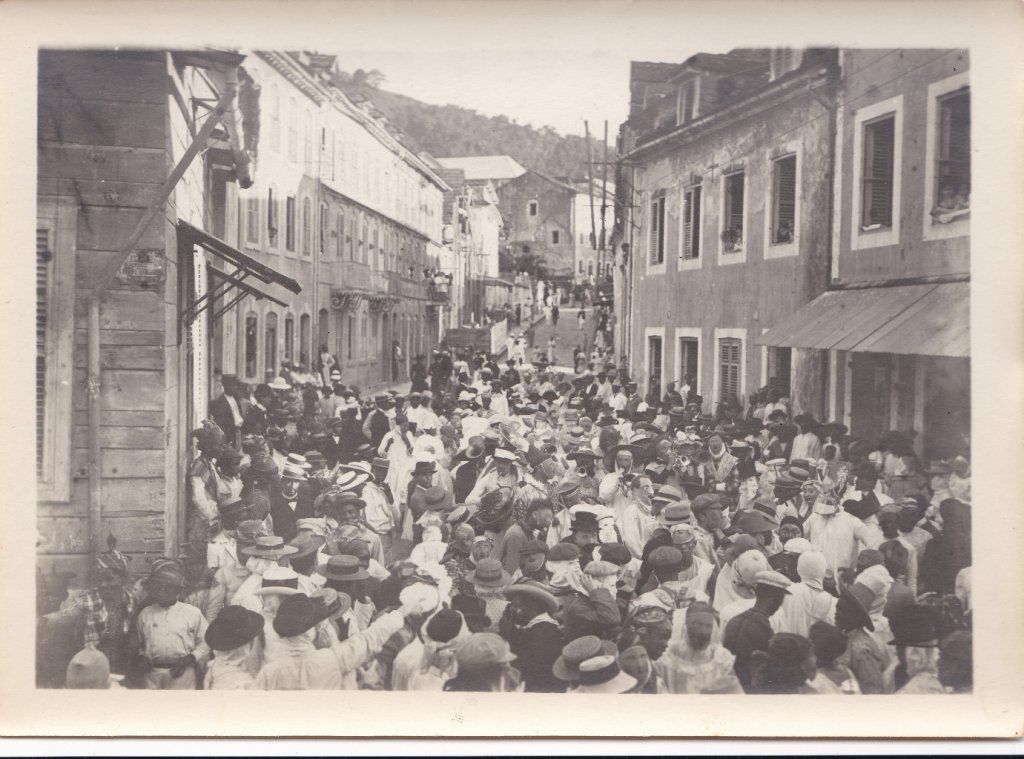 Le dernier Carnaval à Saint Pierre avant l'éruption