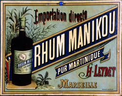 Autre négociant marseillais du Rhum Manikou qui a précédé probablement Raynaud pour la vente exclusive du Rhum familial après guerre.