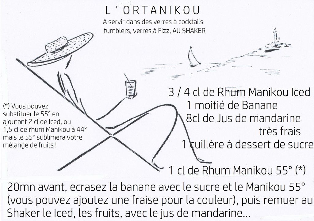 L'Ortanikou, à base de jus de mandarines ou clémentines