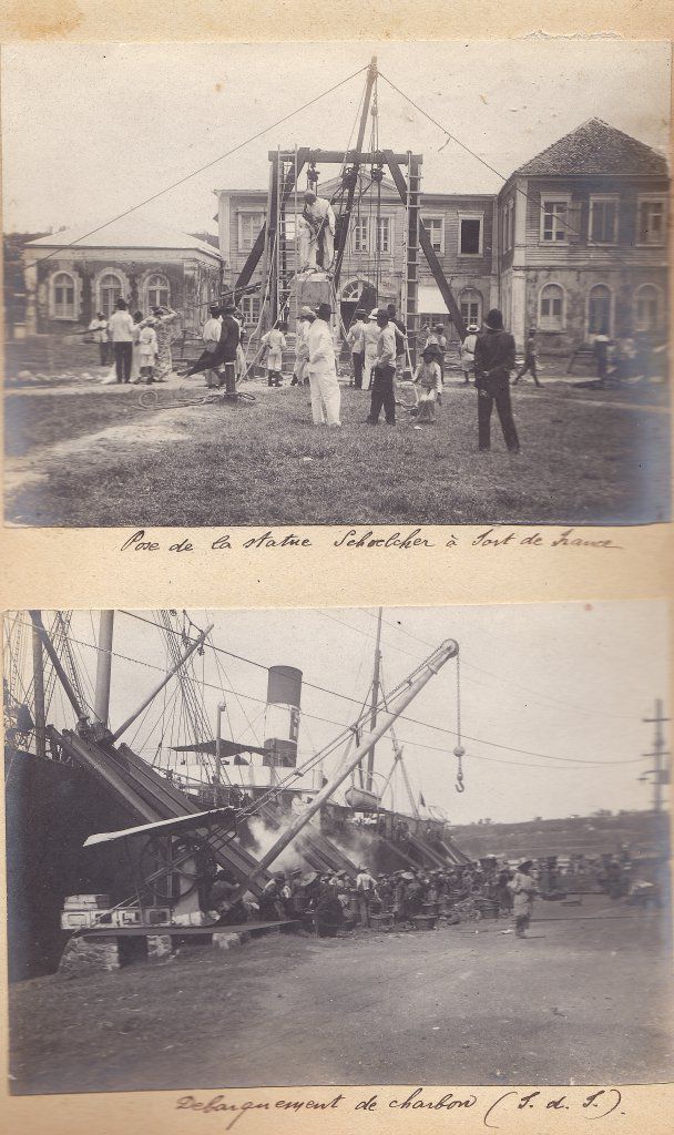 Marseille, le 09 Novembre 1904 : A mlles Sidonie et Alix, quelques souvenirs de mon voyage à la Martinique de Janvier à Octobre 1904 - Signé PAUL GERARD