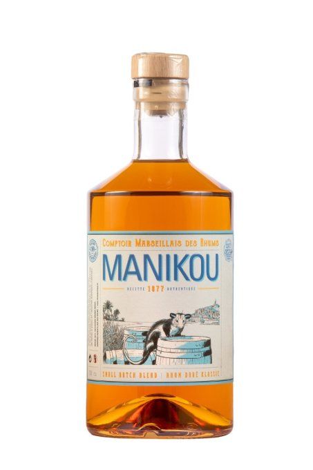 Rhum Manikou 44° Klassic doré 70cl Livraison comprise