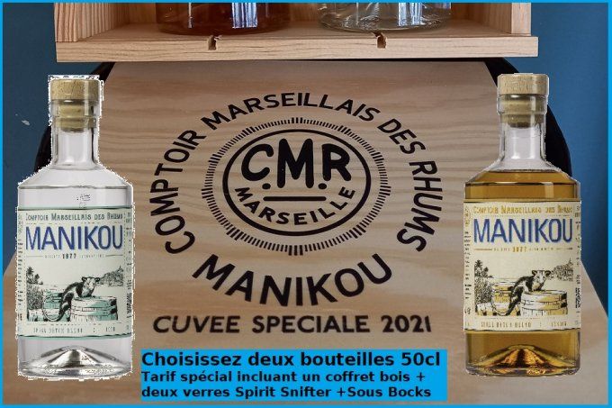 COFFRETS DUOS (2 cols 50cl + coffret et verre) à prix divers