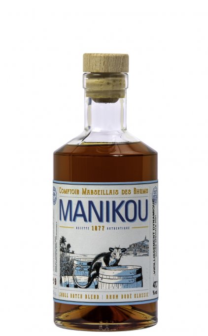 Rhum Manikou Navy (V.D) 47.7° 50cl Livraison comprise